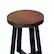 Alt View 32. Walker Edison - Rustic Distressed Counter-Height Solid Wood Dining Stool - Mahogany.