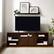 Alt View 11. Walker Edison - Transitional Open and Closed-Storage Media Console for TVs up to 75” - Dark Walnut.