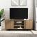 Alt View 11. Walker Edison - Modern Paneled-Door TV Cabinet for TVs up to 65” - Coastal Oak.
