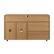 Alt View 24. Walker Edison - Contemporary Open and Closed-Storage Sideboard - Coastal Oak.