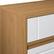 Alt View 32. Walker Edison - Contemporary Open and Closed-Storage Sideboard - Coastal Oak.