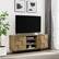 Alt View 12. Walker Edison - Modern Checkered TV Cabinet for TVs up to 55” - Coastal Oak.