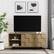 Alt View 16. Walker Edison - Modern Checkered TV Cabinet for TVs up to 55” - Coastal Oak.