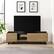 Alt View 11. Walker Edison - Contemporary Low TV Stand for TVs up to 65” - Coastal Oak.