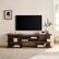 Alt View 11. Walker Edison - Modern Adjustable TV Stand for TVs up to 60” - Dark Walnut.