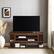 Alt View 17. Walker Edison - Modern Adjustable TV Stand for TVs up to 60” - Dark Walnut.