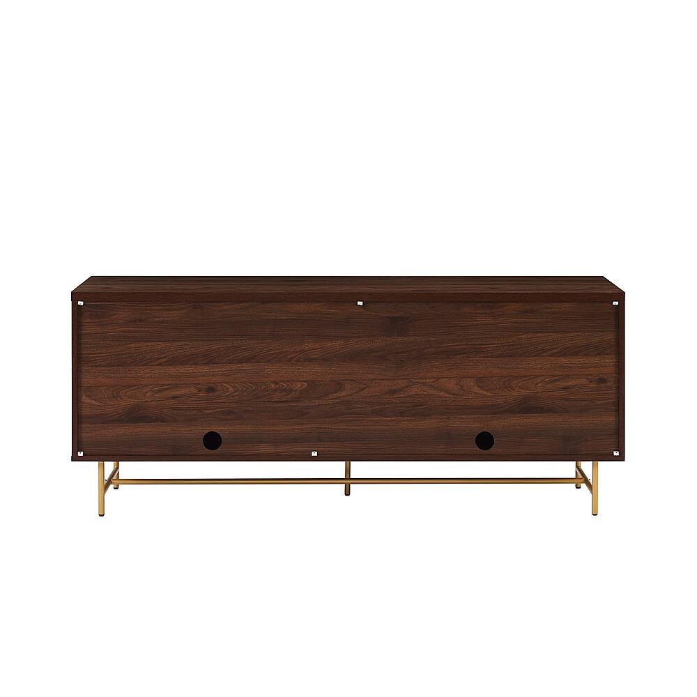 Alt View 24. Walker Edison - Scandi 4-Door Minimalist Reeded Sideboard - Dark Walnut.