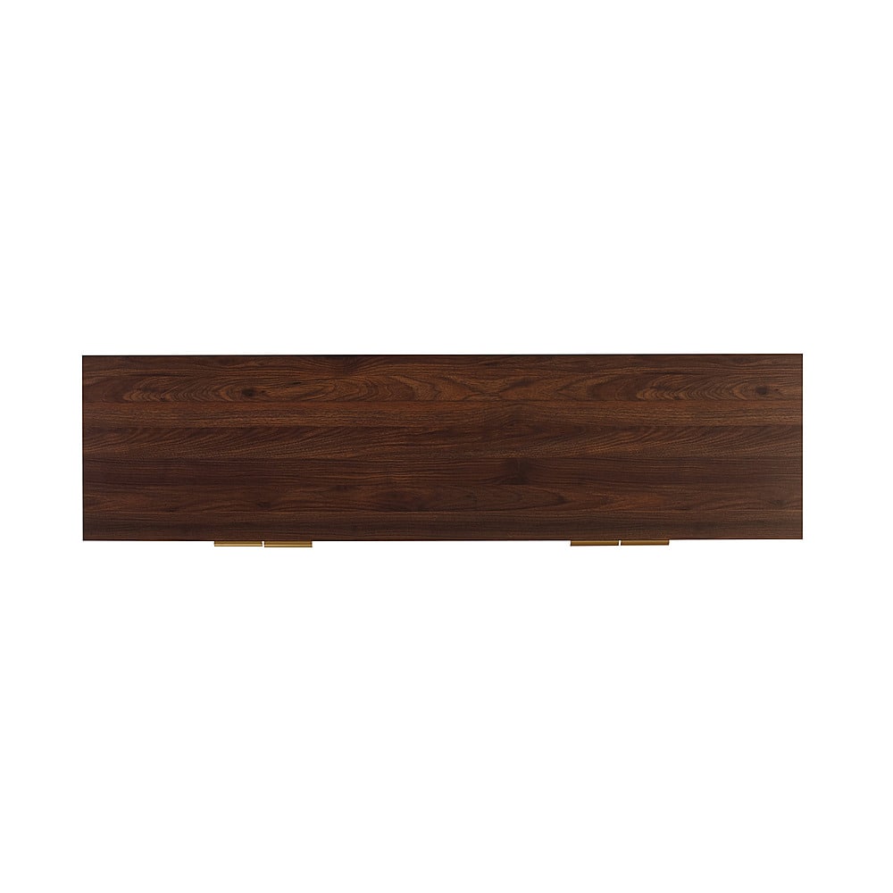 Alt View 29. Walker Edison - Scandi 4-Door Minimalist Reeded Sideboard - Dark Walnut.