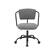 Front. Walker Edison - Modern Office Chair with Arms - Grey.