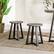 Alt View 38. Walker Edison - Rustic Distressed Counter-Height Solid Wood Dining Stool - Grey.