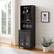 Alt View 12. Walker Edison - Contemporary Glass-Door Bar Cabinet - Graphite.