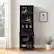 Alt View 16. Walker Edison - Contemporary Glass-Door Bar Cabinet - Graphite.