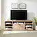 Alt View 11. Walker Edison - Transitional Open and Closed-Storage Media Console for TVs up to 75” - Coastal Oak.
