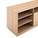 Alt View 32. Walker Edison - Transitional Open and Closed-Storage Media Console for TVs up to 75” - Coastal Oak.