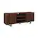 Left. Walker Edison - Modern Paneled-Door TV Cabinet for TVs up to 65” - Dark Walnut.