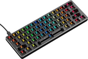 Glorious - GMMK Compact 60% Gaming Keyboard DIY Kit - Black - Front_Zoom