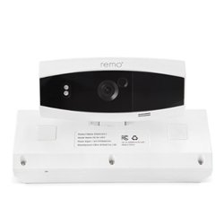 remo+ - DoorCam 3 1080p Full HD Wi-Fi Smart Over-the-Door Security Camera (White) - Front_Zoom