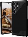 Front Zoom. UAG - Metropolis LT Pro Case for Galaxy S23 Ultra - Kevlar Black.