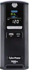 Front. CyberPower - LX1325GU3 Battery Backup UPS Systems - Black.