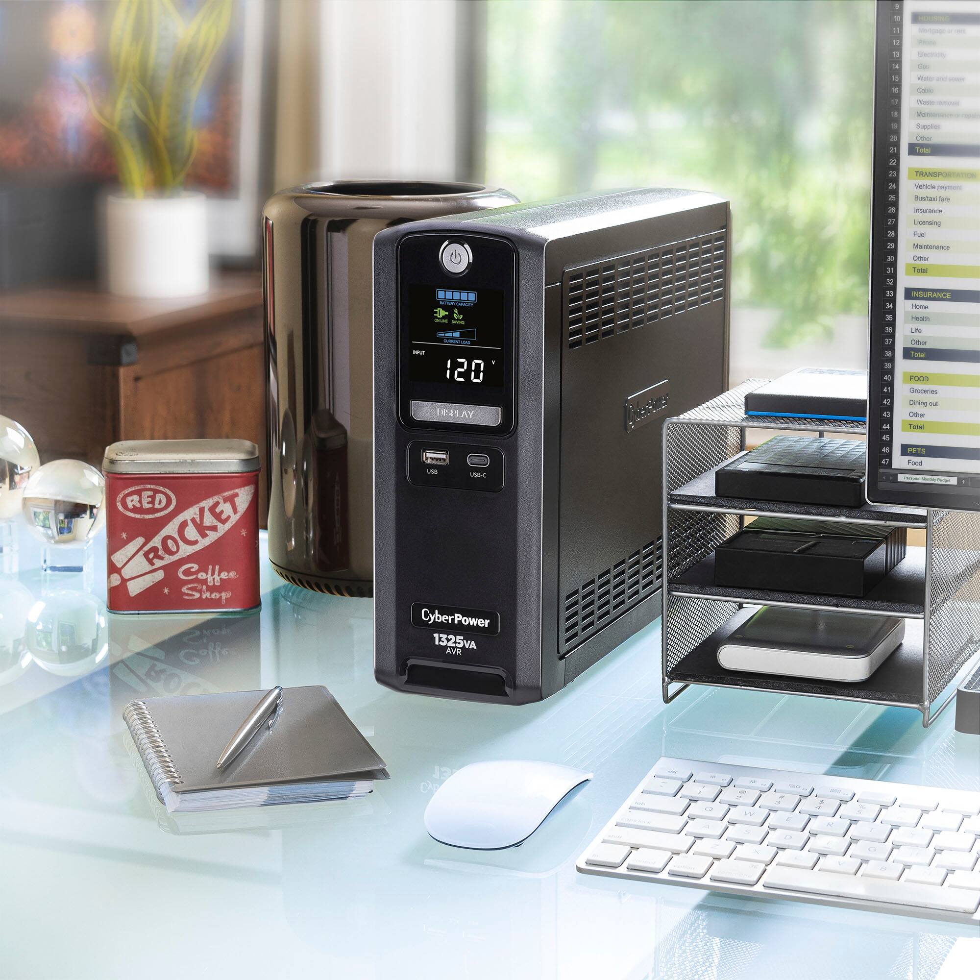 Alt View 15. CyberPower - LX1325GU3 Battery Backup UPS Systems - Black.