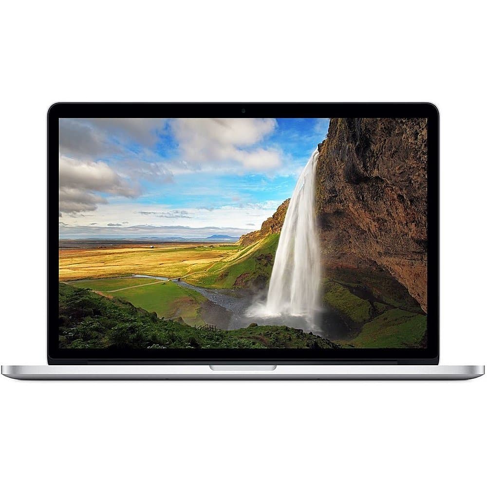 Apple - MacBook Pro 15.4" Pre-Owned 2015 (MJLT2LL/A) Intel Core i7 2.5GHz - 512GB SSD, 16GB RAM - Silver - Front_Zoom