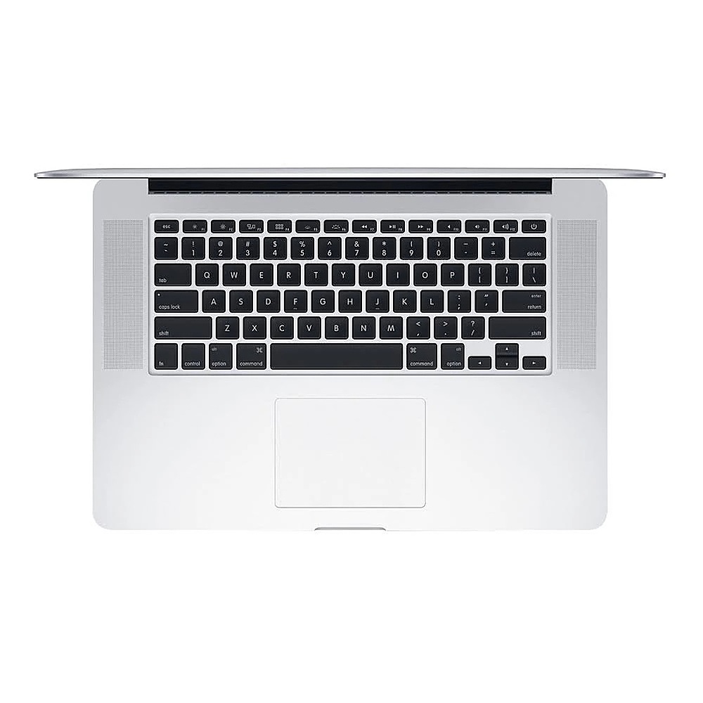 Angle View: Apple - MacBook Pro 15.4" Pre-Owned 2015 (MJLU2LL/A) Intel Core i7 2.8GHz - 512GB SSD,  16GB RAM - Silver