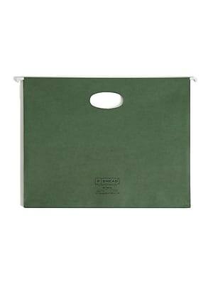 Alt View 1. Smead - 100% Recycled Hanging File Jacket, 3 1/2" Expansion, Letter Size, 10/Box - Standard Green.