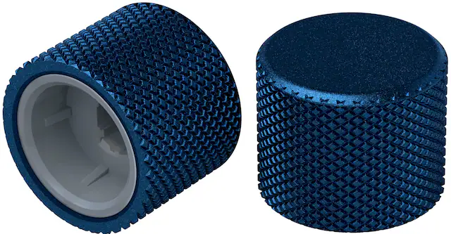 Front. Glorious - GMMK PRO Rotary Knob - Navy Blue.