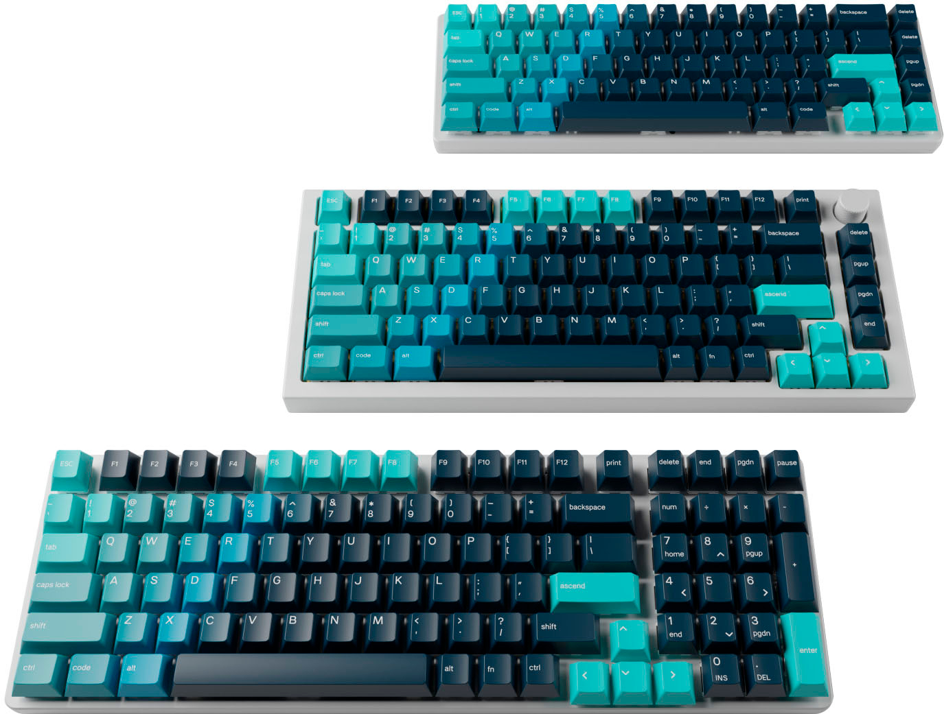 Glorious GPBT Dye Sublimated Keycaps 114 Keycap Set for 100% 85% 80% TKL  60% Compact 75% Mechanical Keyboards Black Ash GLO-KC-GPBT-B - Best Buy