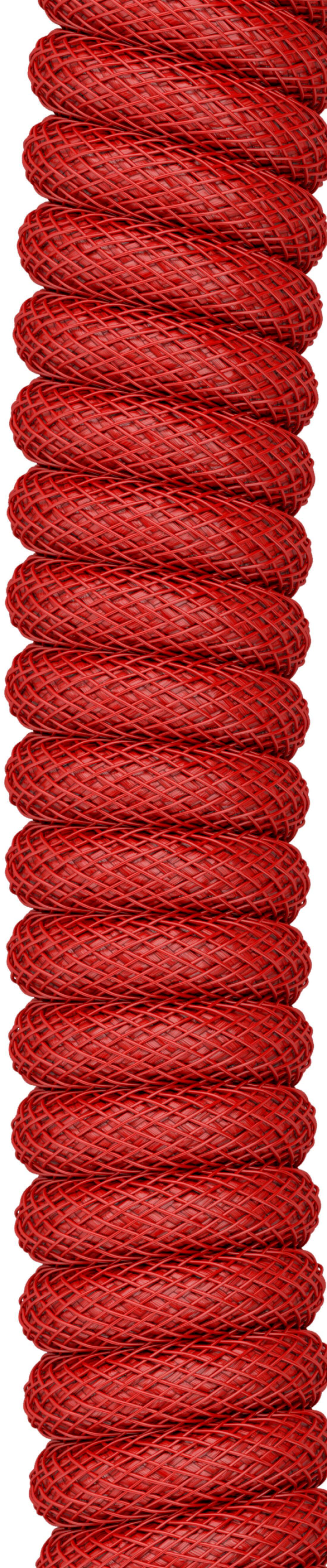Alt View 12. Glorious - Coiled USB-C Artisan Braided Keyboard Cable for Mechanical Gaming Keyboards - Crimson Red.