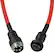 Alt View 13. Glorious - Coiled USB-C Artisan Braided Keyboard Cable for Mechanical Gaming Keyboards - Crimson Red.