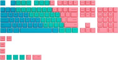 Glorious - GPBT Dye Sublimated Keycaps 114 Keycap Set for 100% 85% 80% TKL 60% Compact 75% Mechanical Keyboards - Pastel - Front_Zoom