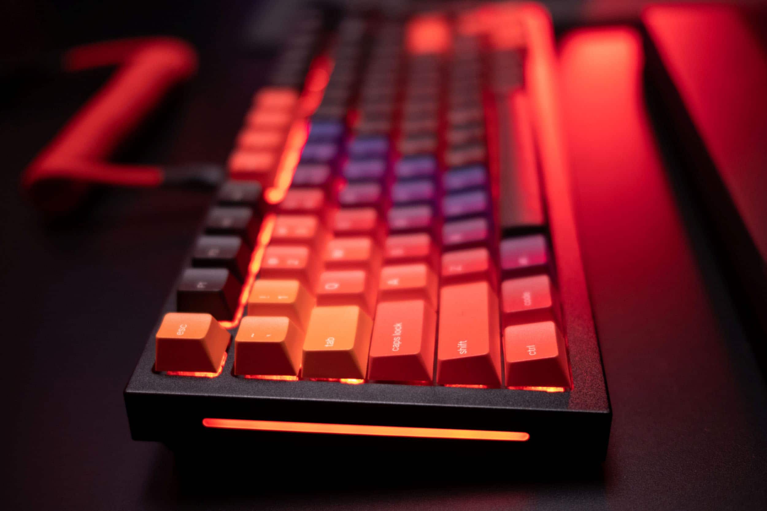 Alt View 11. Glorious - GPBT Dye Sublimated Keycaps 114 Keycap Set for 100% 85% 80% TKL 60% Compact 75% Mechanical Keyboards - Celestial Fire.