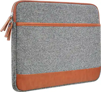 Insignia™ Laptop Sleeve for Most 14” Laptops Gray NS-LS156GRY
