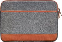 Insignia™ - Laptop Sleeve for Most 14” Laptops - Gray - Front_Zoom
