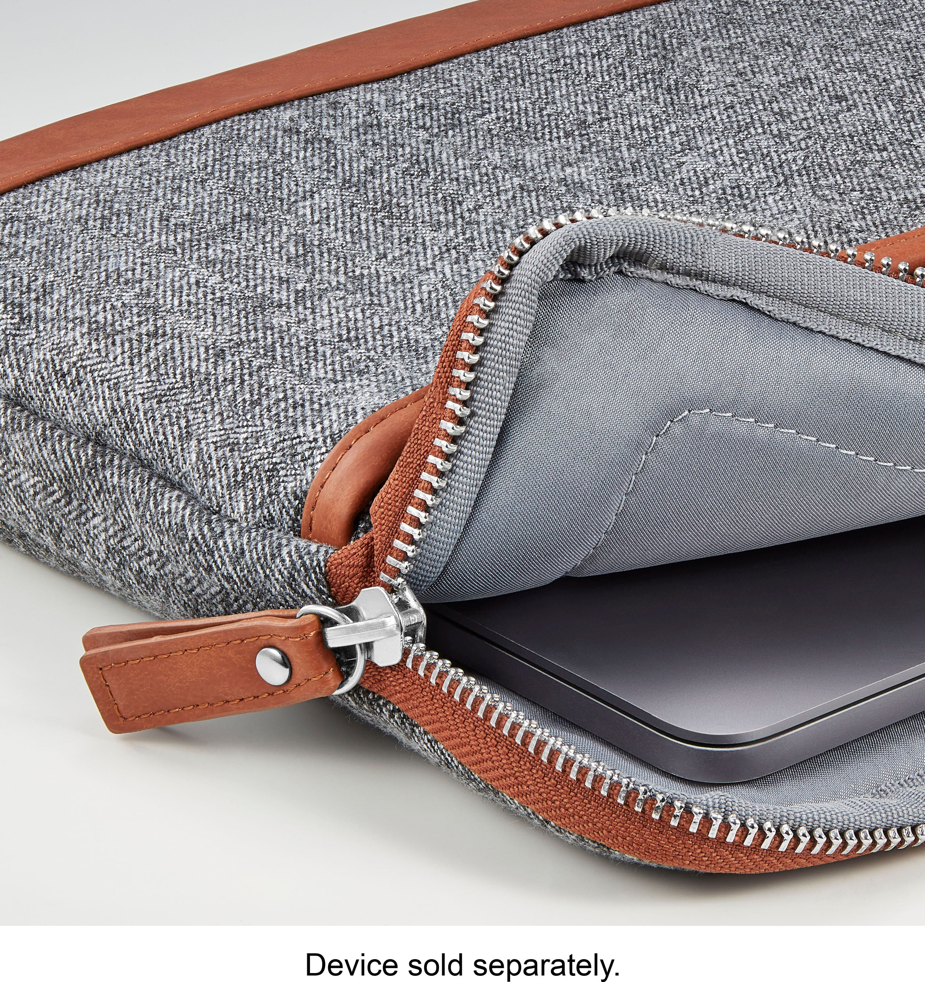 Alt View 14. Insignia™ - Laptop Sleeve for Most 14” Laptops - Gray.