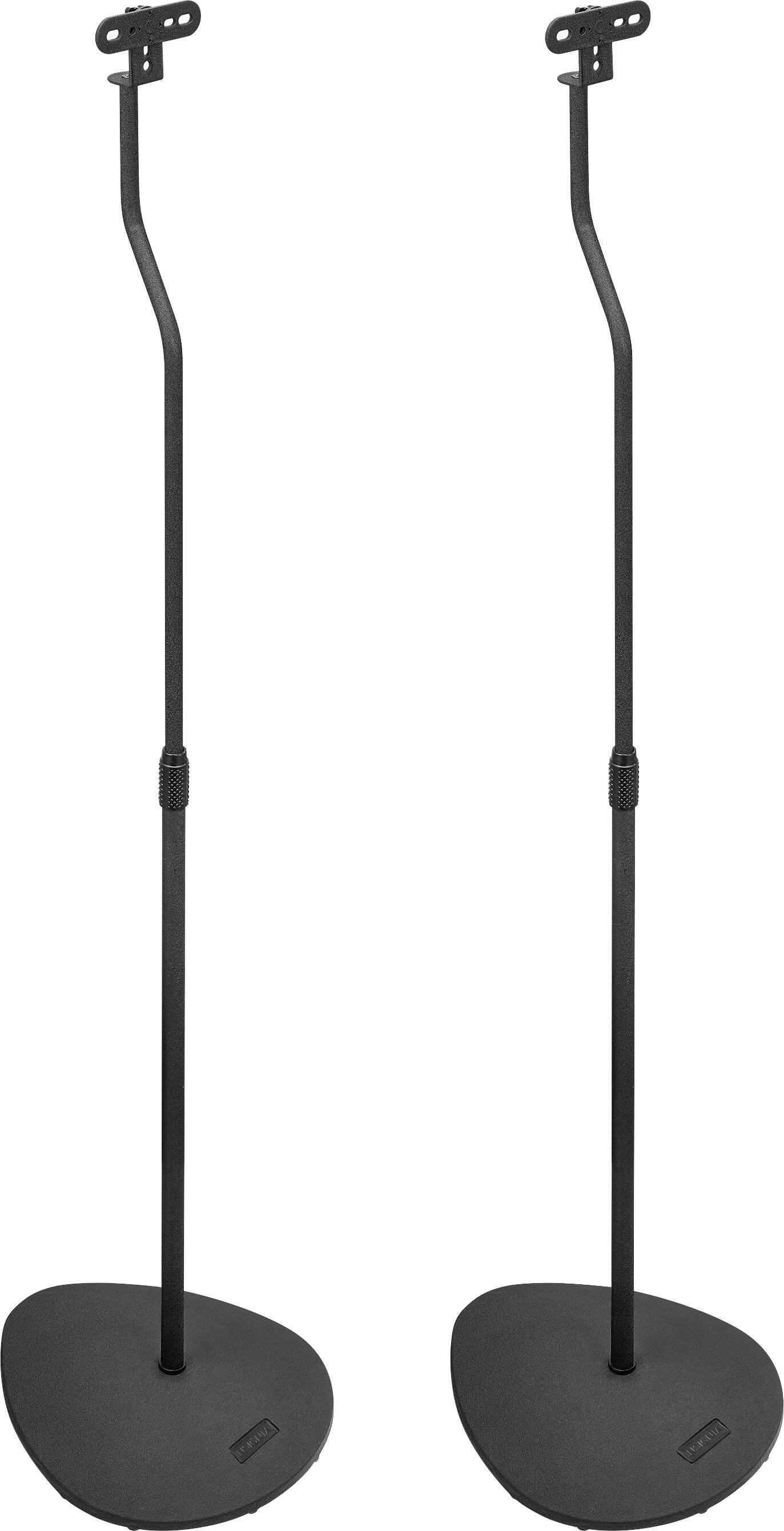 Alt View 23. Insignia™ - 28 – 38" Adjustable Height Speaker Stands for Satellite Speakers - Black.