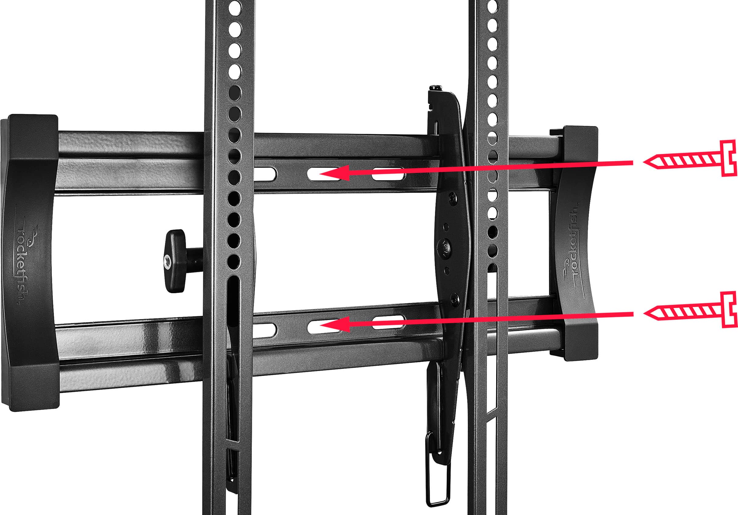 Alt View 12. Rocketfish™ - Tilting TV Wall Mount for Most 32"-55" TVs - Black.