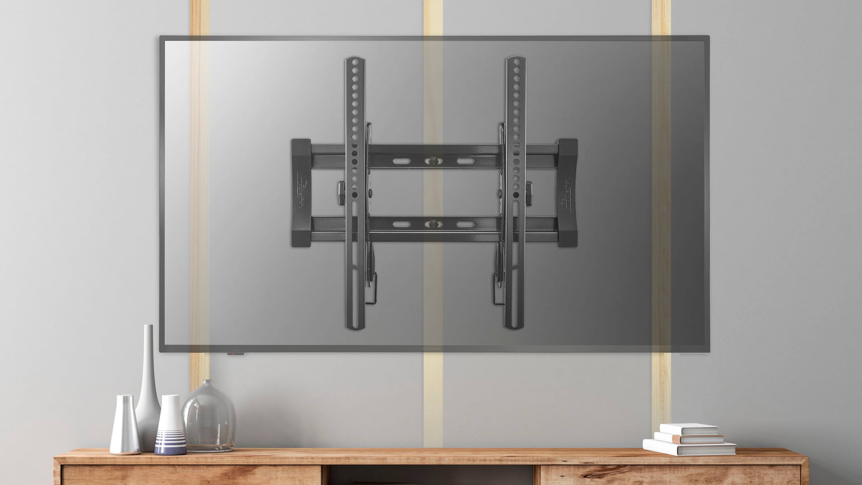 Alt View 11. Rocketfish™ - Tilting TV Wall Mount for Most 32"-55" TVs - Black.