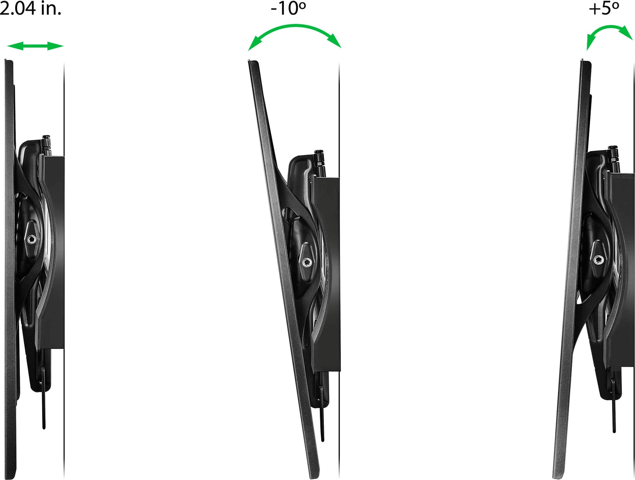 Alt View 14. Rocketfish™ - Tilting TV Wall Mount for Most 32"-55" TVs - Black.