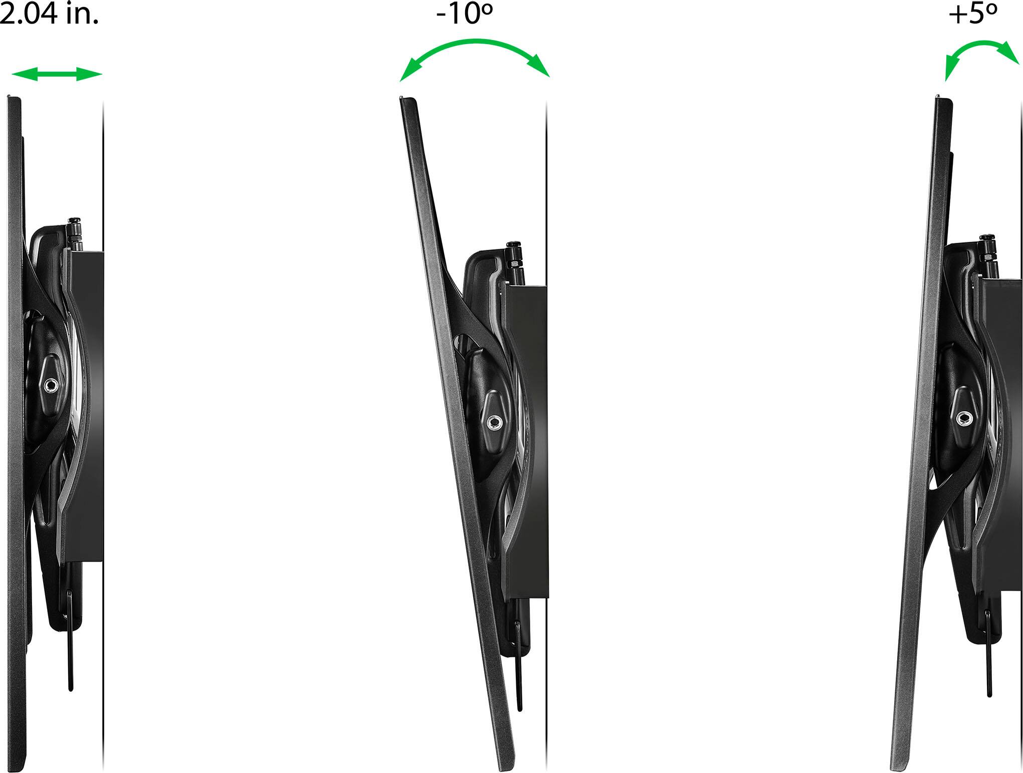 Alt View 14. Rocketfish™ - Tilting TV Wall Mount for Most 32"-55" TVs - Black.
