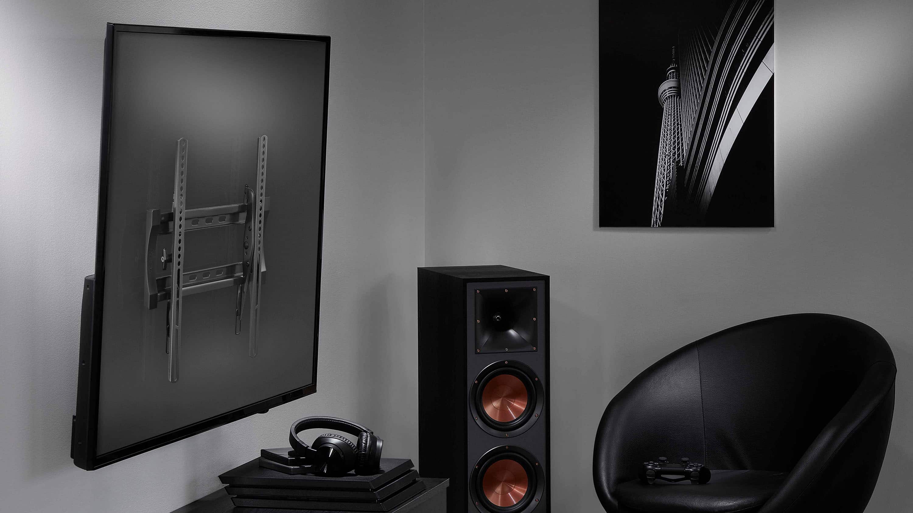 Alt View 15. Rocketfish™ - Tilting TV Wall Mount for Most 32"-55" TVs - Black.