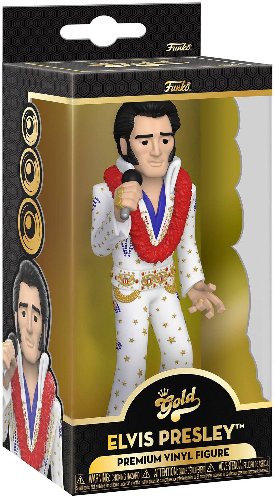 Angle. Funko - Vinyl Gold 5": Elvis.