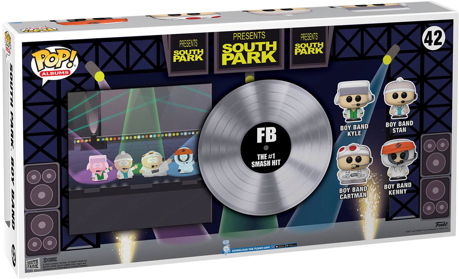 Angle. Funko - POP! Albums Deluxe: South Park - Boyband - Multi.