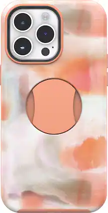OtterBox - OtterGrip Symmetry Series Hard Shell for Apple iPhone 14 Pro Max - Peaches