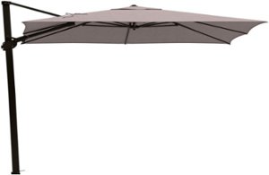 Yardbird® - 10' Square Cantilver Umbrella - Shale - Front_Zoom