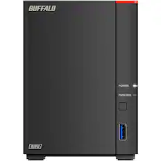Front. Buffalo Technology - LinkStation 720 16TB External Network Attached Storage (NAS) - Black.