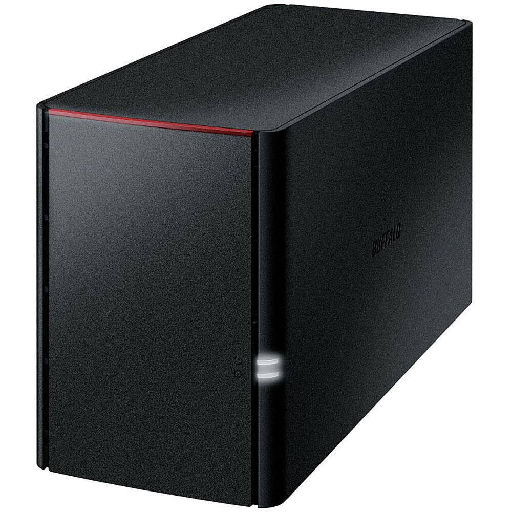 Front. Buffalo Technology - LinkStation SoHo 700 8TB External Network Attached Storage (NAS) - Black.
