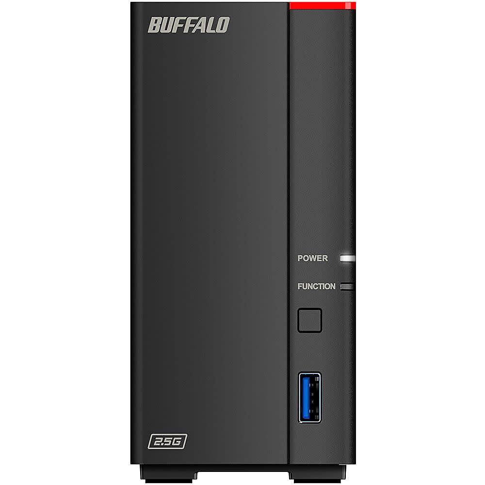 Front. Buffalo Technology - LinkStation 710 2TB External Network Attached Storage (NAS) - Black.