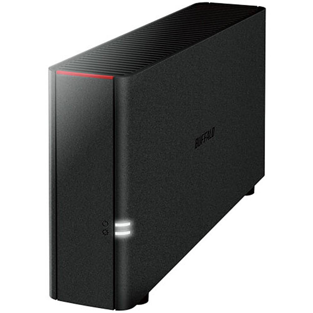 Front. Buffalo Technology - LinkStation 210 6TB External Network Attached Storage (NAS) - Black.